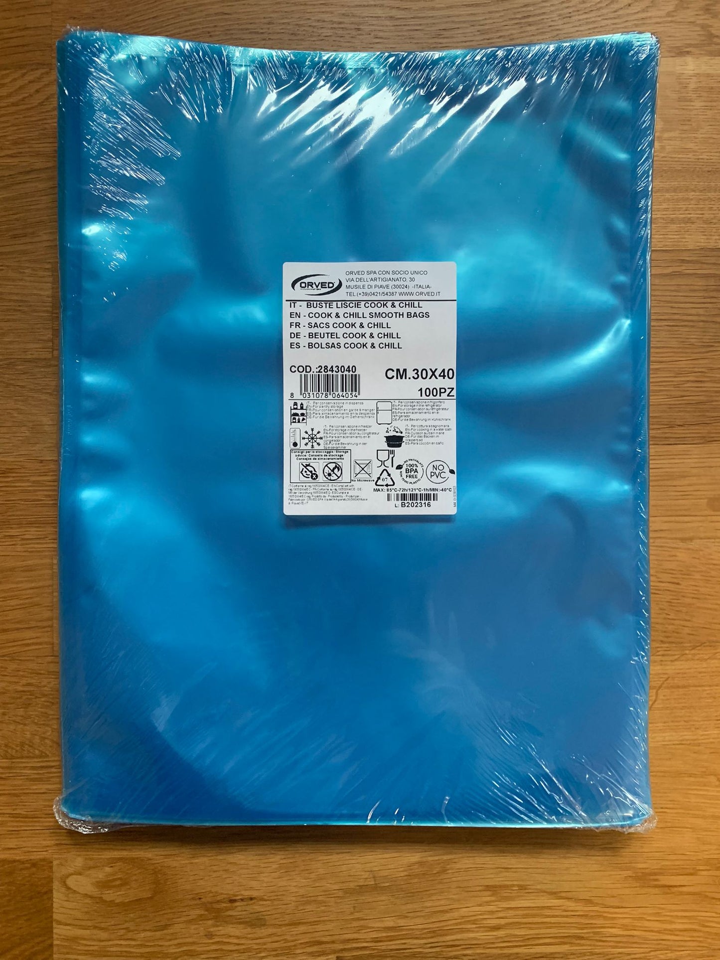 COOK & CHILL - ORVED - 100 PZ