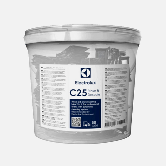C25 RINSE & DESCALE - ELECTROLUX PROFESSIONAL - 50 pastiglie