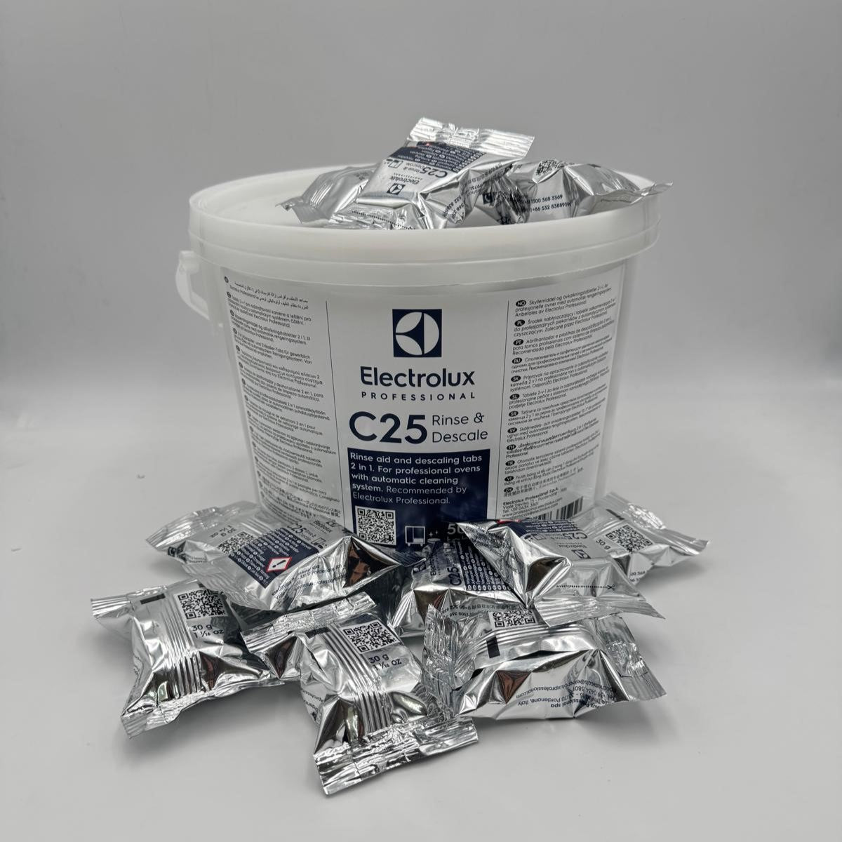 Electrolux Professional C22 + C25 – Kit Detergente e Brillantante per Forni Professionali
