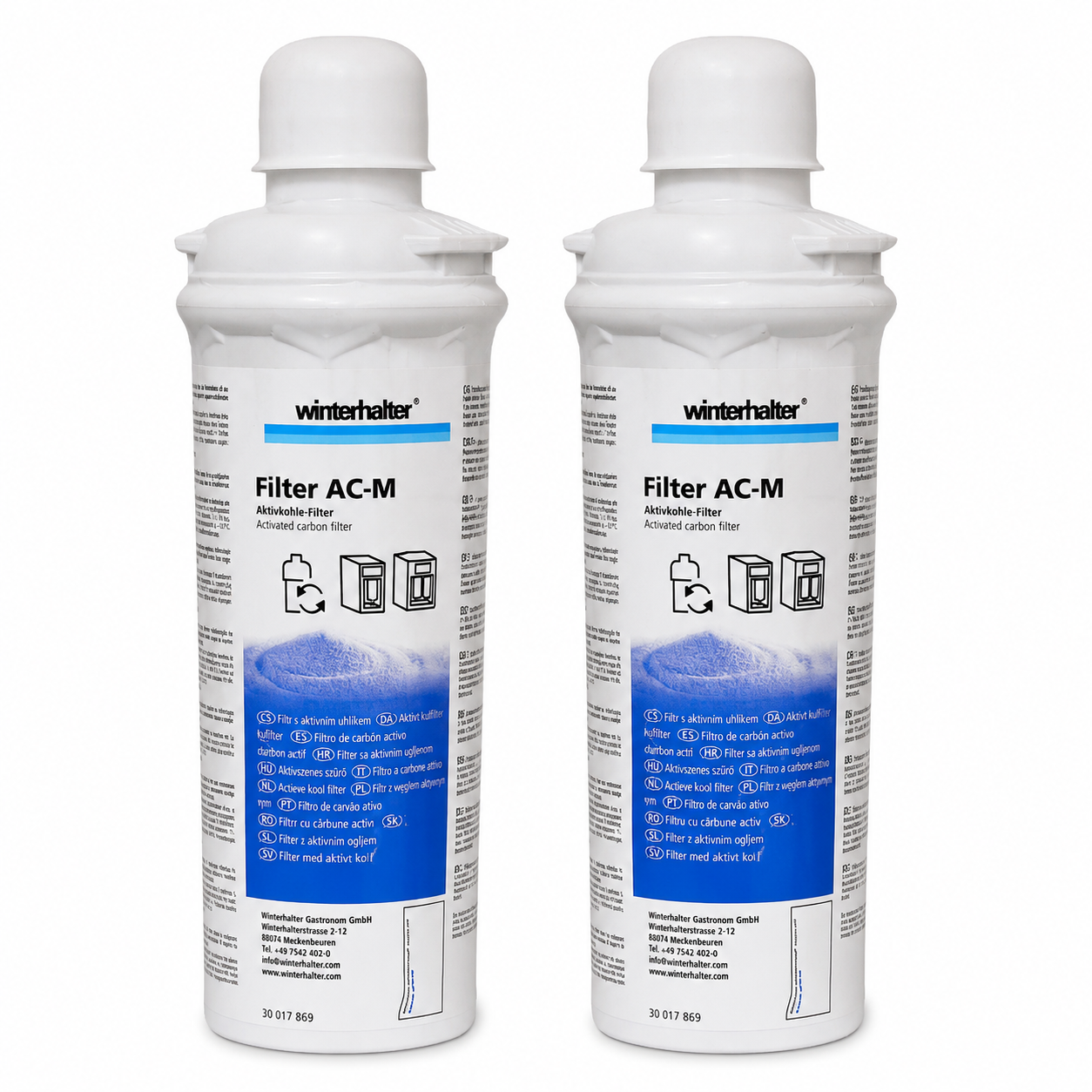 Winterhalter Filtro a Carbone Attivo AC-M – Confezione da 2 filtri